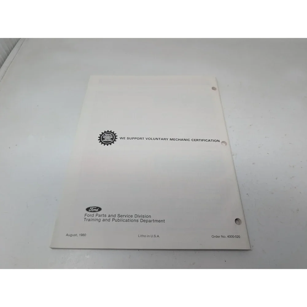 1981 Ford Car Light Truck Body Electrical Climate Control Technician Manual‎